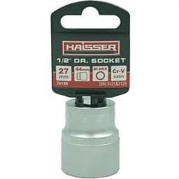 Головка торцева Haisser дванадцятигранна 1/2" 27х44 мм сатин (88284)