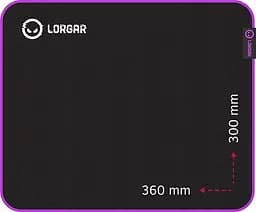 Ігрова поверхня Lorgar Main 313 Black-Purple (LRG-GMP313) - мініатюра 2