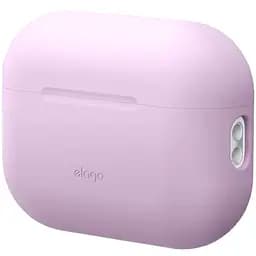 Чохол Elago Silicone Basic Case with Nylon Lanyard Lavender для AirPods Pro 2nd Gen лавандовий (EAPP2SC-BA+ROSTR-LV)