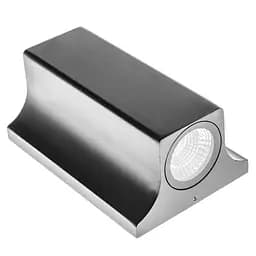 Підсвітка Brille LED фасадна IP65 AL-230/2х3W NW COB BK