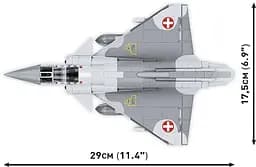 Конструктор COBI літак Mirage IIIS Swiss Air Force 5827 - мініатюра 3