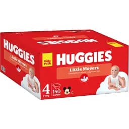Уцінка. Набір підгузок Huggies Little Movers GIGA 4 (7-18 кг) 150 шт. - мініатюра 2