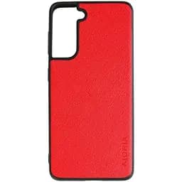 Чохол Aioria Cross Pattern Case для Samsung Galaxy S21 Red