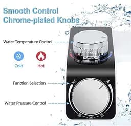 Універсальне біде-накладка SAMODRA Bidet Plus з боковим модулем та регуляцією температури, Біла (SMWDRBP) - мініатюра 4