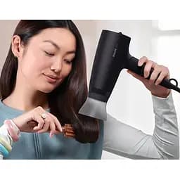 Фен дорожній Philips 3000 ThermoProtect 1600 Вт 3 режими чорний (BHD308/10) - мініатюра 8