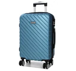 Валіза маленька S ABS-пластик Madisson Snowball 03403 58х38х23см 35 л Блакитний