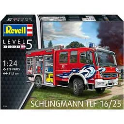 Збірна модель Revell Пожежна машина цистерна TLF 16/25 рівень 5, масштаб 1:24, 228 деталей (RVL-07586) - мініатюра 12