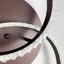 LED люстра кольору coffee із золотистою фурнітурою Line.F A 55061/2B RGB CF - мініатюра 2