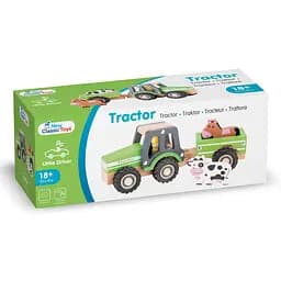 Іграшковий трактор New Classic Toys Трактор з причепом та ігровими фігурками тварин, зелений (11941) - мініатюра 4