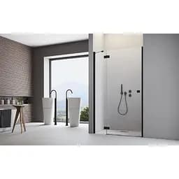 Душові двері Radaway Essenza New Black DWJ 130x200 скло прозоре, ліві (385017-54-01L) - мініатюра 6