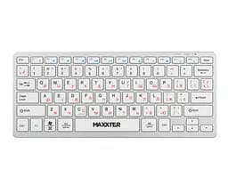 Клавиатура беспроводная Maxxter KBWC01S 2.4G Wireless Silver - мініатюра 2