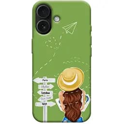 Чохол Demsky Travel girl для Apple iPhone 17 (6.3)