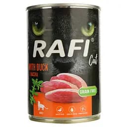 Вологий корм для котів Dolina Noteci Rafi cat з качкою, 400 г (DN237-303824) - мініатюра 2