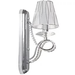 Бра Brille BR-01 302W/1 настенное накладное в спальню хрустальное с абажуром