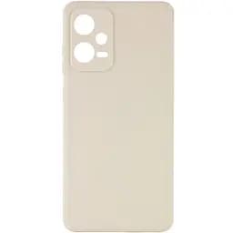Силиконовый чехол Candy Full Camera для Xiaomi Poco X5 5G / Note 12 5G Бежевый / Antique White