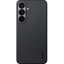 Чохол Pitaka MagEZ Ultra-Slim Classic Twill 600D для Samsung Galaxy S25 Black/Grey (KS2501) [128412]