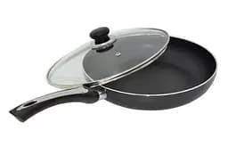 Сковорода Bohmann BH-1000-26 с мраморным покрытием стеклянной крышкой 26 см (без упаковки)