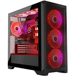 Корпус Modecom VOLCANO EXPANSE S ARGB 4x140 мм fans MIDI USB 3.0x2+TYPE-C BLACK без БЖ ATX (AT-EXPANSE-SG-10-000000) - мініатюра 3