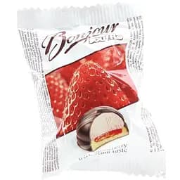 Десерт Bonjour полуниця з вершками 29 г (232490)