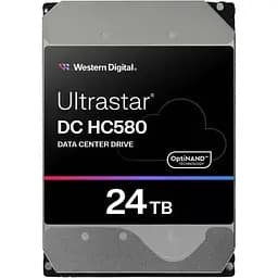 Жорсткий диск 3.5" WD Ultrastar DC HC580 24TB SATA 512MB (WUH722424ALE6L4/0F62796) [141097]