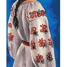 Картина за номерами Brushme Вишиванка © Каріна Зіміна BS53771 40x50 см