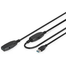 Digitus Удлинитель USB 3.0 Active Cable, A/M-A/F, 15 m