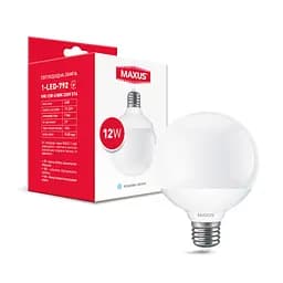 Лампа світлодіодна Maxus G95 12W 4100K 220V E27