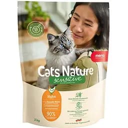 Сухой корм Mera Cats Nature Sensitive Chiken (Huhn) с курицей для кошек с чувствительным пищеварением 2 кг