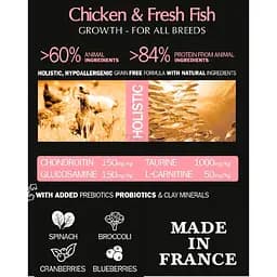Сухий корм Ambrosia Grain Free для цуценят усіх порід з куркою та свіжою рибою 6 кг - мініатюра 7