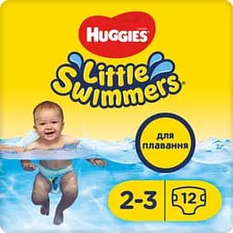 Подгузники для плавания Huggies Little Swimmers 2-3 (3-8 кг), 12 шт.