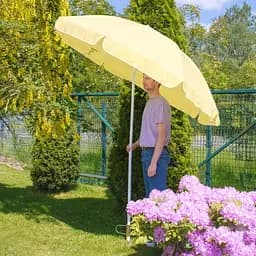 Парасолька садова Jumi Garden 240 см бежевий - мініатюра 3