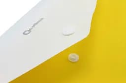 Папка-конверт А4 конверт на кнопці O35206 Optima, 2 відділи (4044572552064) Жовтий - мініатюра 4