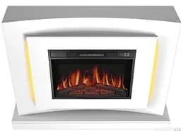 Електрокамін ArtiFlame Lucca AF23S білий з LED підсвічуванням - мініатюра 2