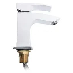 G1007-7 Змішувач для умивальника гайка білий/хром Ø35 Gappo Jacob 1/8 Білий