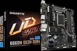 Материнська плата Gigabyte B660M DS3H DDR4 LGA 1700 (B660M-DS3H-DDR4) Б/В - мініатюра 3
