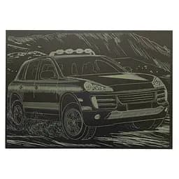 Гравюра А4 "Джип" ГрА4-14з эконом вариант в пакете 29,7х21 см