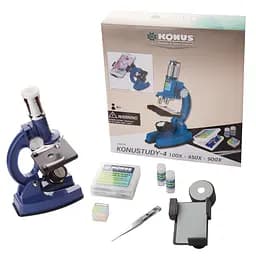 Мікроскоп Konus KonusTUDY-4 (100x, 450x, 900x) (з адаптером для смартфона) - мініатюра 6