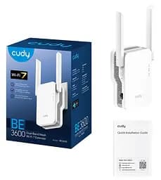 Точка доступу Cudy RE3000 BE3600 Wi-Fi 7 Mesh Repeater (RE3600) - мініатюра 5