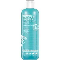 Тонер для обличчя Fortheskin Hyaluron pH Calming Toner з гіалуроновою кислотою та центелою, 280 мл