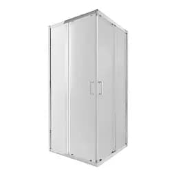 Душевая кабина Qtap Taurus CRM1011SC6 100x100 см, стекло Clear 6 мм, покрытие CalcLess без поддона