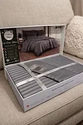 Комплект постельного белья евро 200х220 сатин антрацит TC303376210