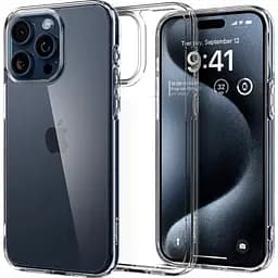 Чехол Spigen Ultra Hybrid Case для Apple iPhone 15 Pro Crystal Clear (ACS06707) [93043]