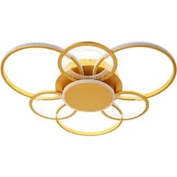 Люстра стельова Brille в спальню LED 178W WW+NW+CW G (WBL-53C/7)