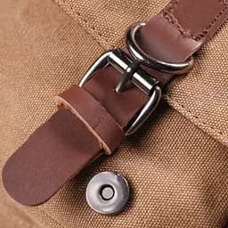 Велика сумка для ноутбука з клапаном із текстилю 21242 Vintage коричнева - мініатюра 10
