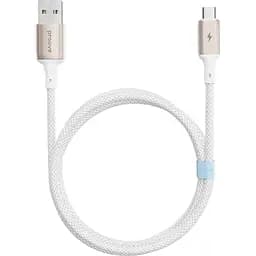 Кабель Proove Dense Metal USB-A to Micro-USB 1m White (CCDM20001302) [130313]