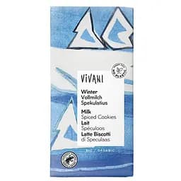 Шоколад Vivani Winter Milk Chocolate Spiced Cookies молочний органічний 100 г