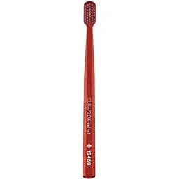 Зубна щітка Curaprox Velvet 12460 теракотова з бордовим - мініатюра 2