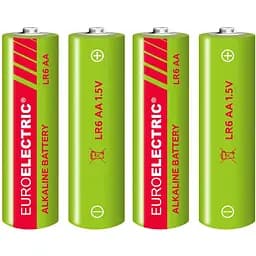 Батарейки Euroelectric AA LR6 1,5V, 4 шт.