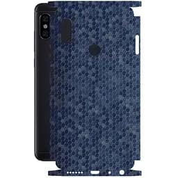 Захисна плівка StatusSKIN для Xiaomi Redmi Note 5 Корпус Вініл Соти сині