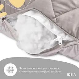 Подушка Ideia П-подібна для сну та відпочинку стьобана ТМ 140х75х20 см з наволочкою на блискавці 8-33724*002 - мініатюра 4